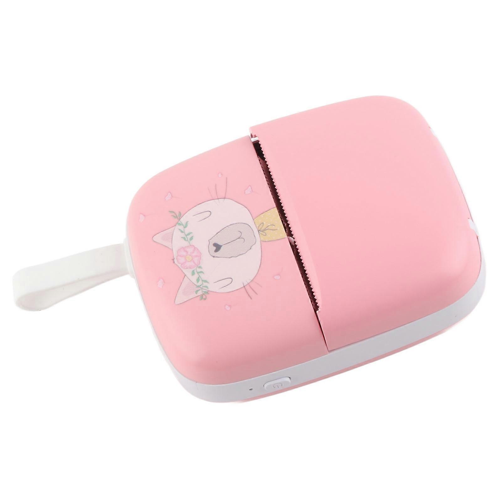 Pocket Thermal Printer HD Mini 10.5x8.5x3.5cm 200dpi Pink