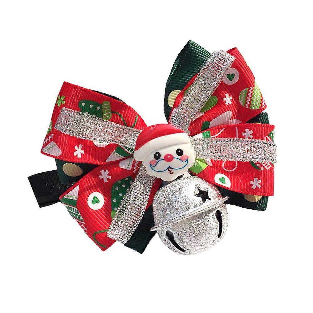 Pet Collar Bowknot Tie for Christmas Party Adjustable for Cats