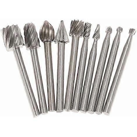 Electric Grinding Accessories, Hss Rotary Cutters Router Bits, 10pcs