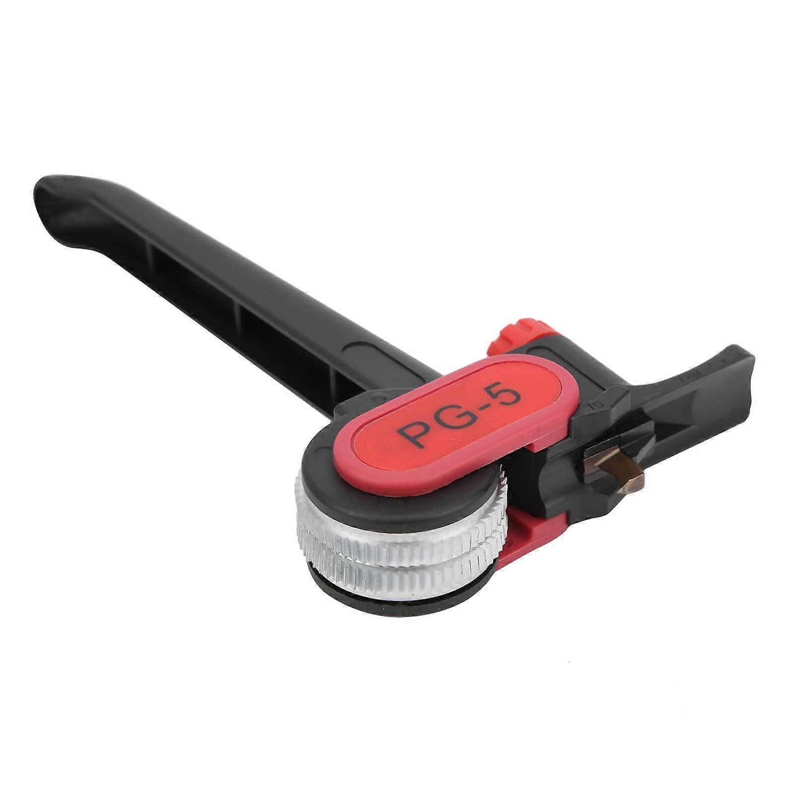 Cable Stripper Cutter Longitudinal Slitter, Adjustable Cutting Depth, DualSided Replaceable Blades, Ergonomic Rolling