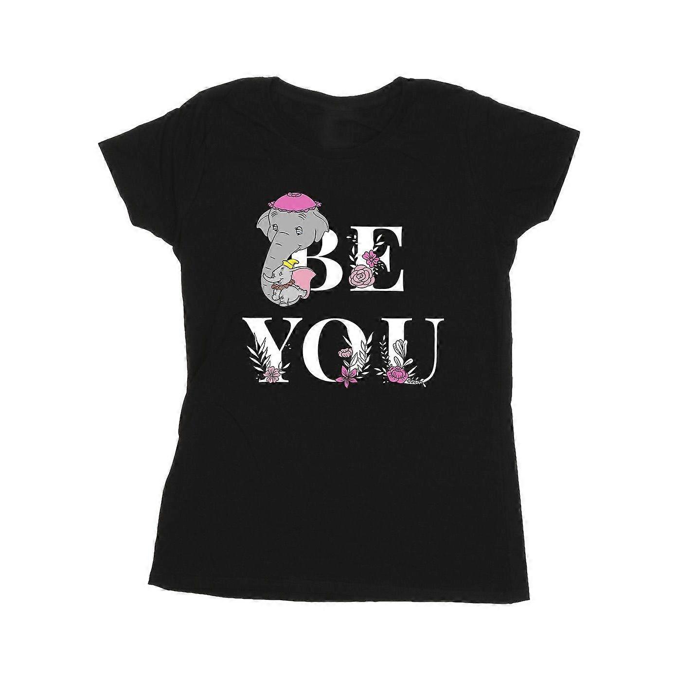 Disney Mujer/Mujer Dumbo Be You Camiseta de algodón