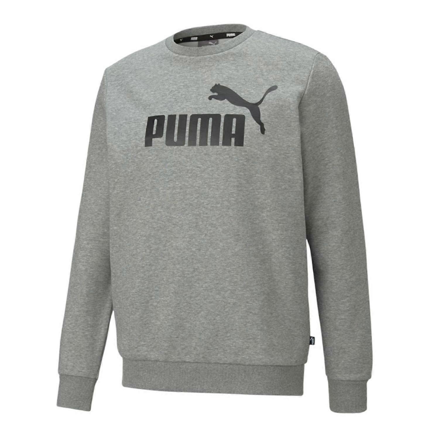 Puma Mens Essentials Big Logo Crew Neck Sweatshirt
