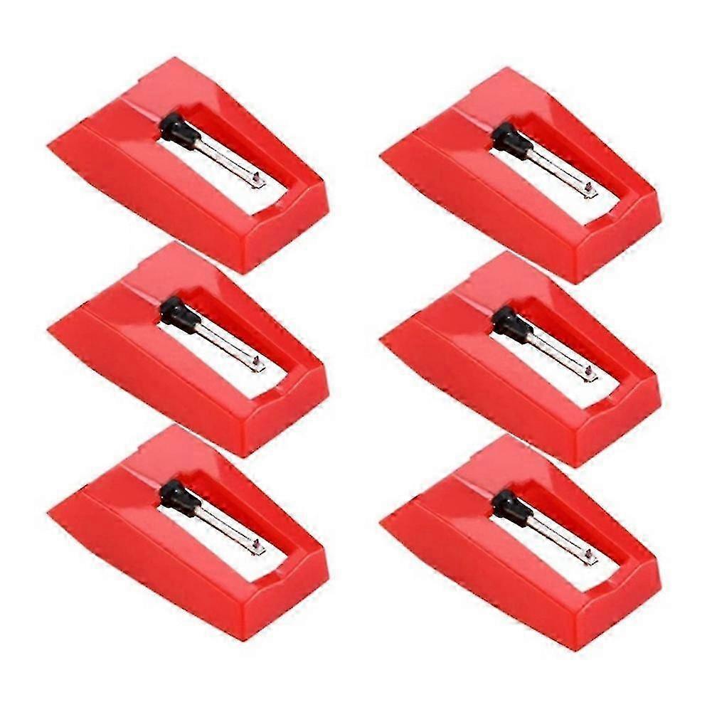6pcs vinyle tourne-disque aiguille pour tourne-disque pickup cartouche stylet D
