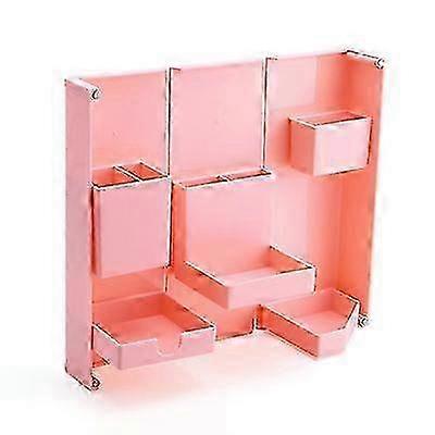 Multifunctional multi-compartment collapsible stationery storage box