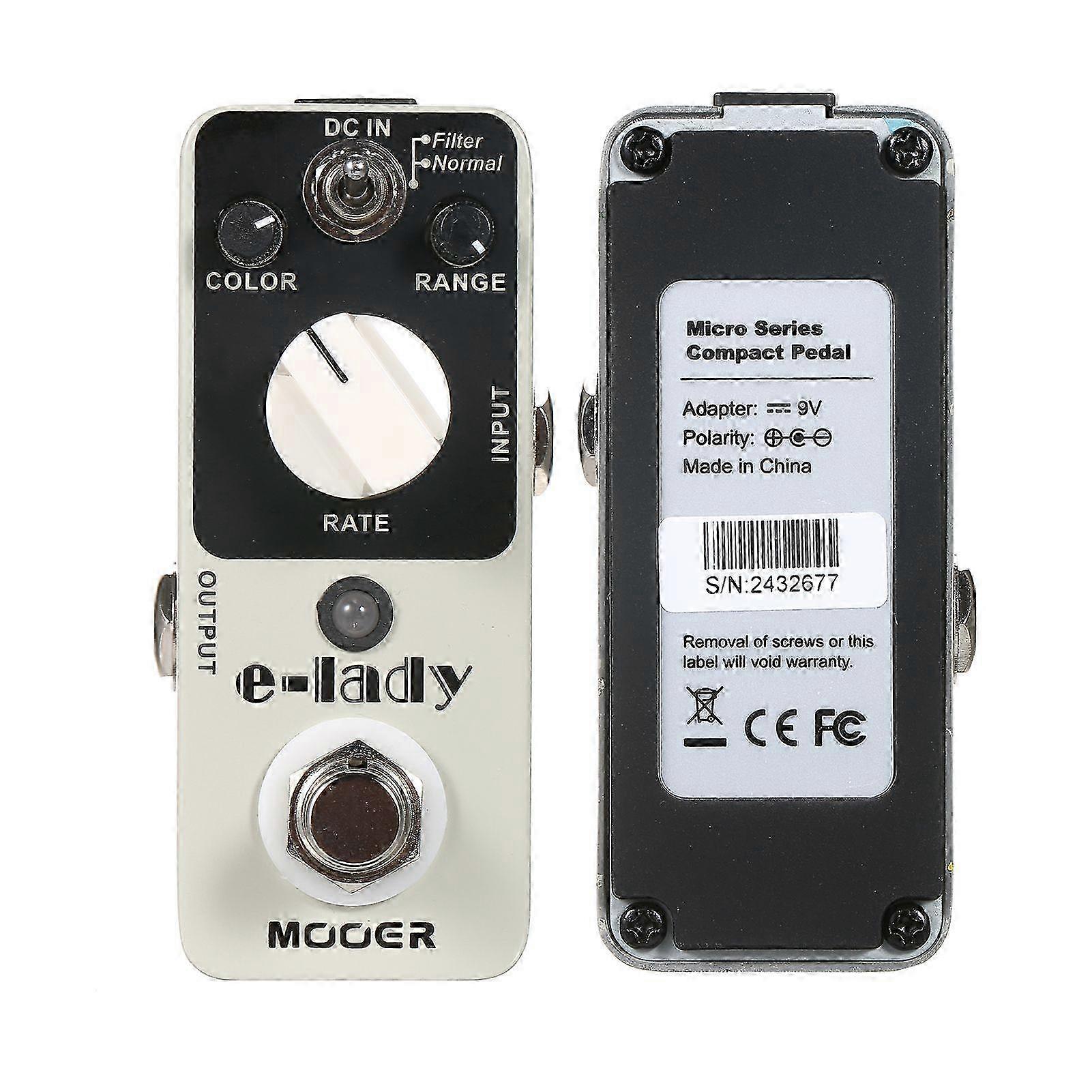 True Bypass Flanger Effect Pedal for Guitar with 2 Modes Analog Circuit Full Metal Shell