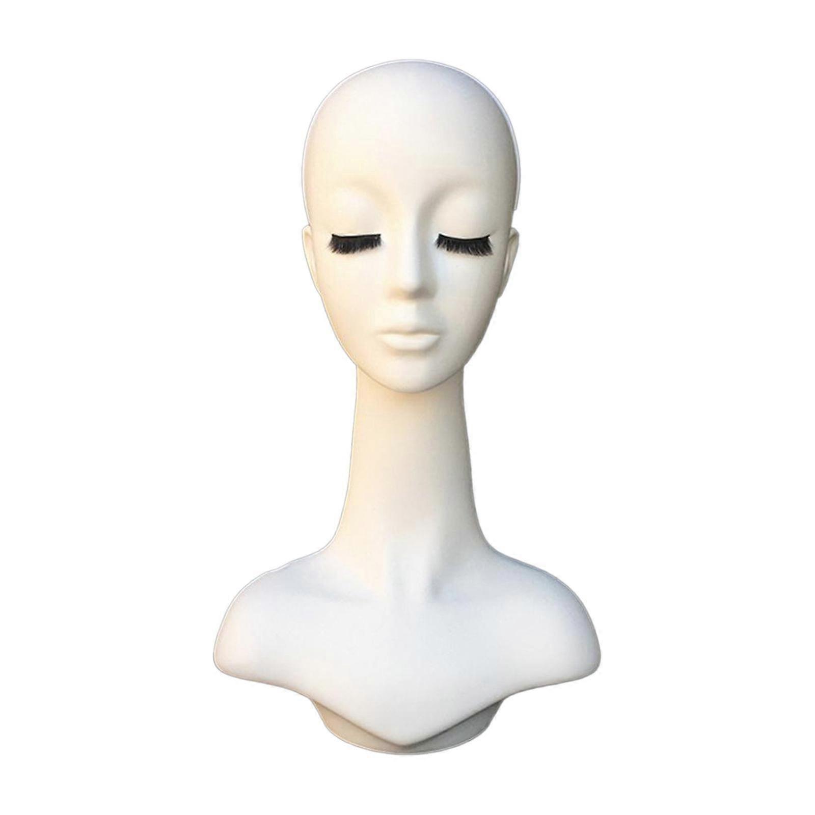 Mannequin Head Holder Water Resistant Hat Display Rack Stand Manikin for Scarves