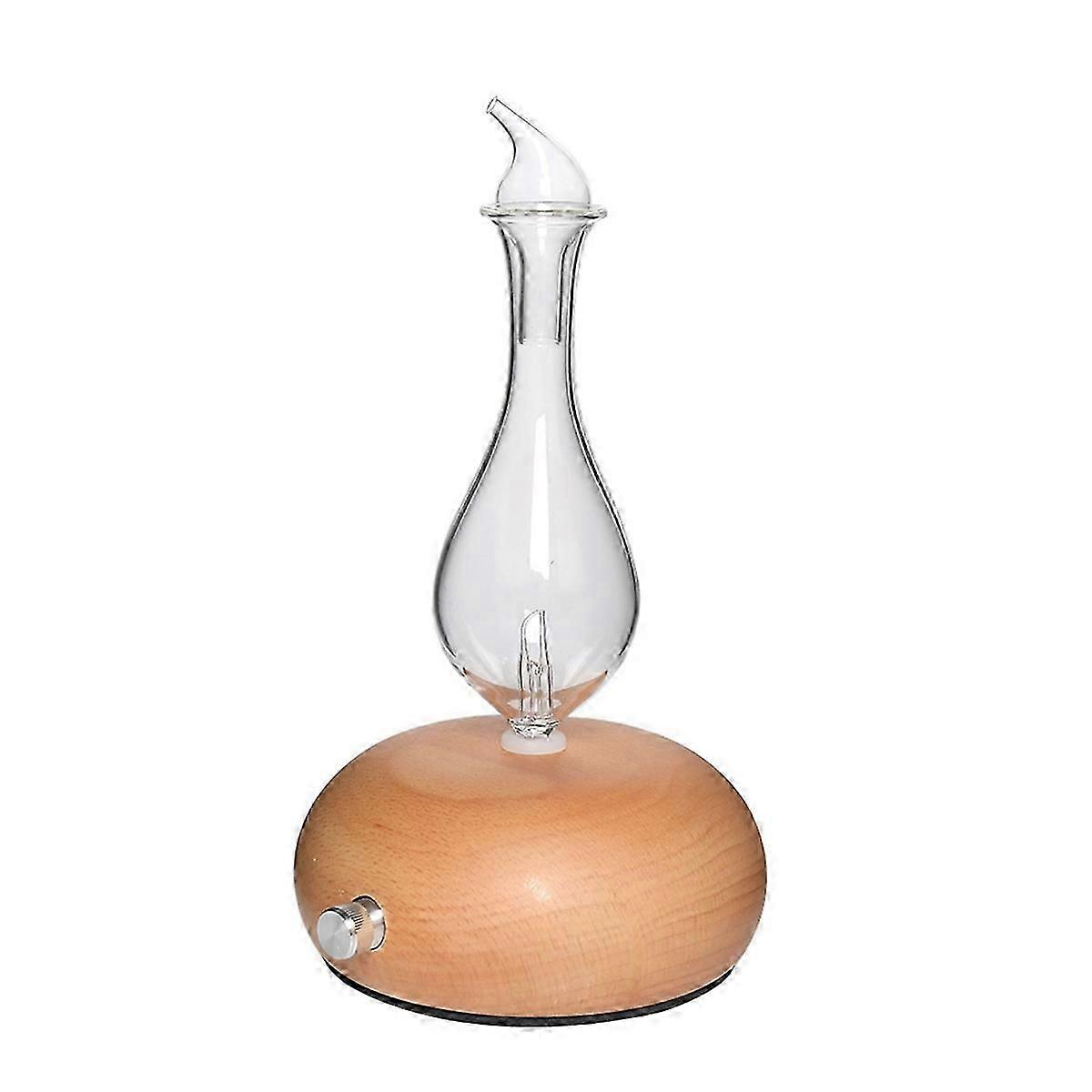 25ML Solid Wood Glass Automatic Aroma Diffuser Silent Essential Oil Atomizing Air Humidifier for Be