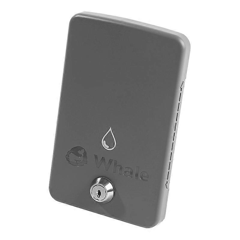Recessed box valve, grey, lockable