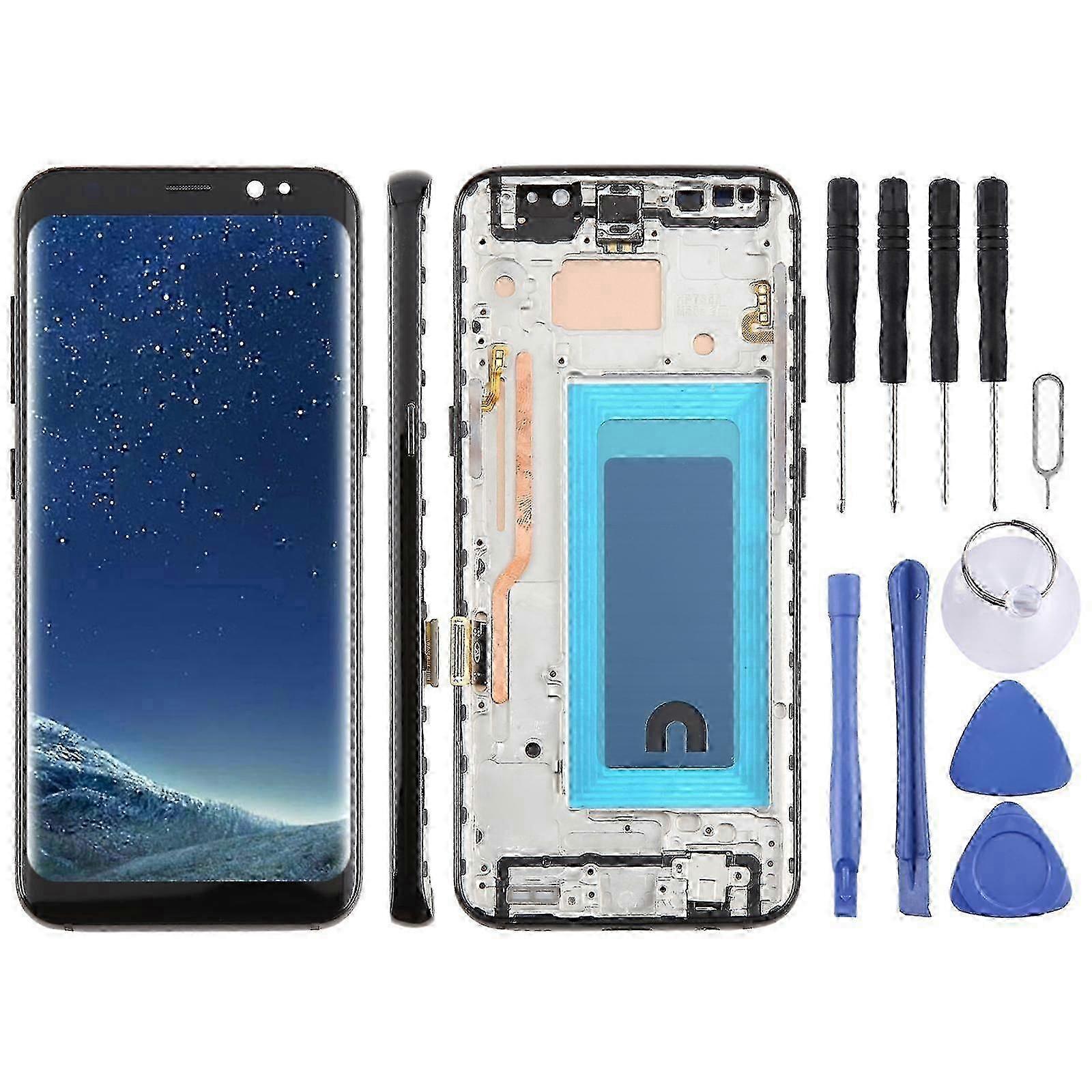 2025 For Samsung Galaxy S8 SM-G950F 5.7 inch TFT LCD Screen Digitizer Full Assembly with Frame