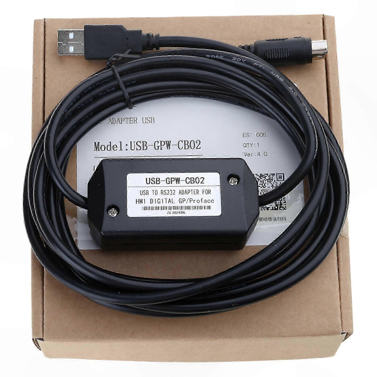 Proface Touch Screen Programming Cable for GP37W2 GP2501 Series Communication Adapter