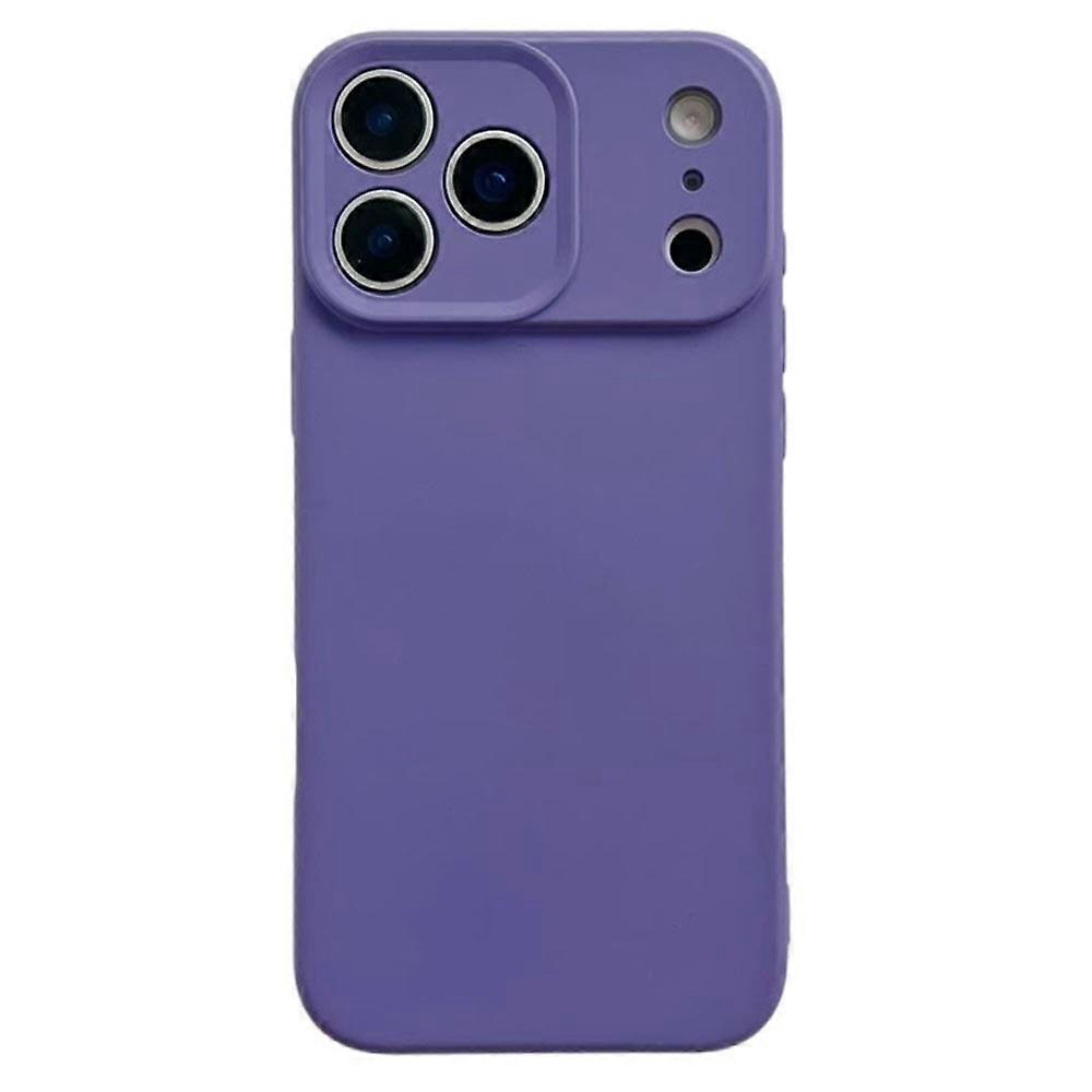 Compatible For iPhone 17 Pro Case Minimalist Solid Color Anti-scratch TPU Phone Cover with Soft Lining