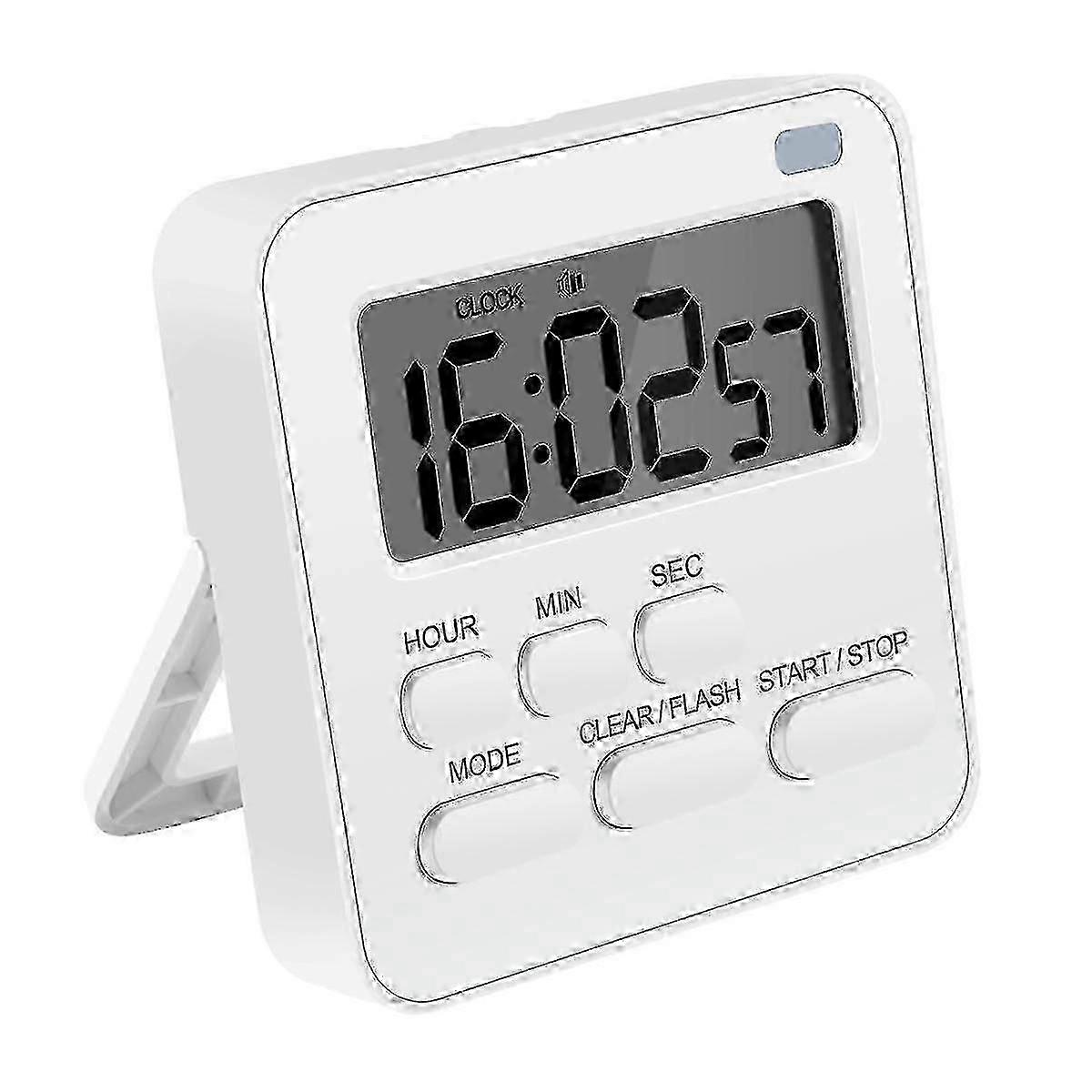 Digital Kitchen Timer with LCD Display and Loud Alarm for Cooking and Baking