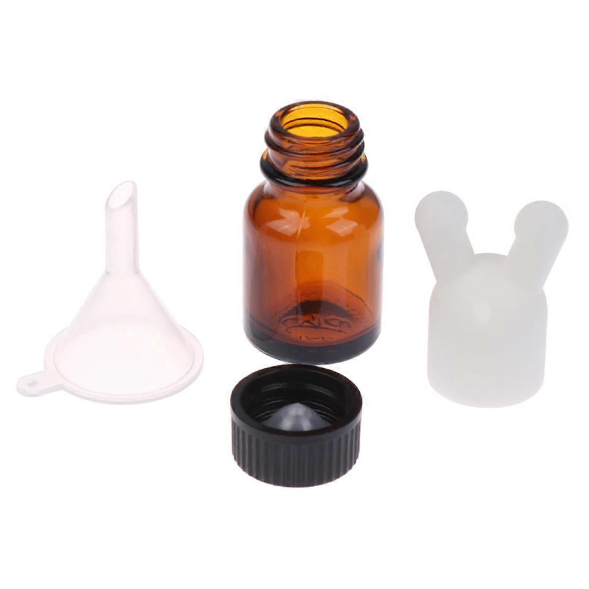 1 Set Leakproof Aroma Essential Oil Inhaler Cap Mini Perfume Inhaler Dispenser Bottle Essential Oil