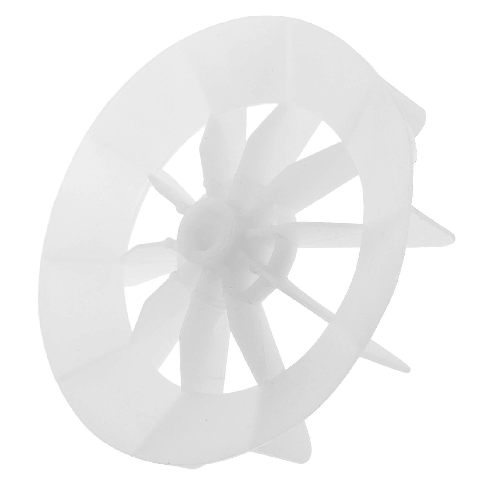 Small Air Compressor Fan Replacement Plastic 4Pcs White Set