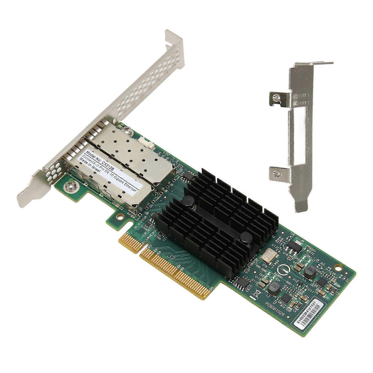Feature:
1. PCIE 3.0 X8 INTERFACE: 10Gb PCIe network card features a PCIe 3.0 x8 interface for fast 