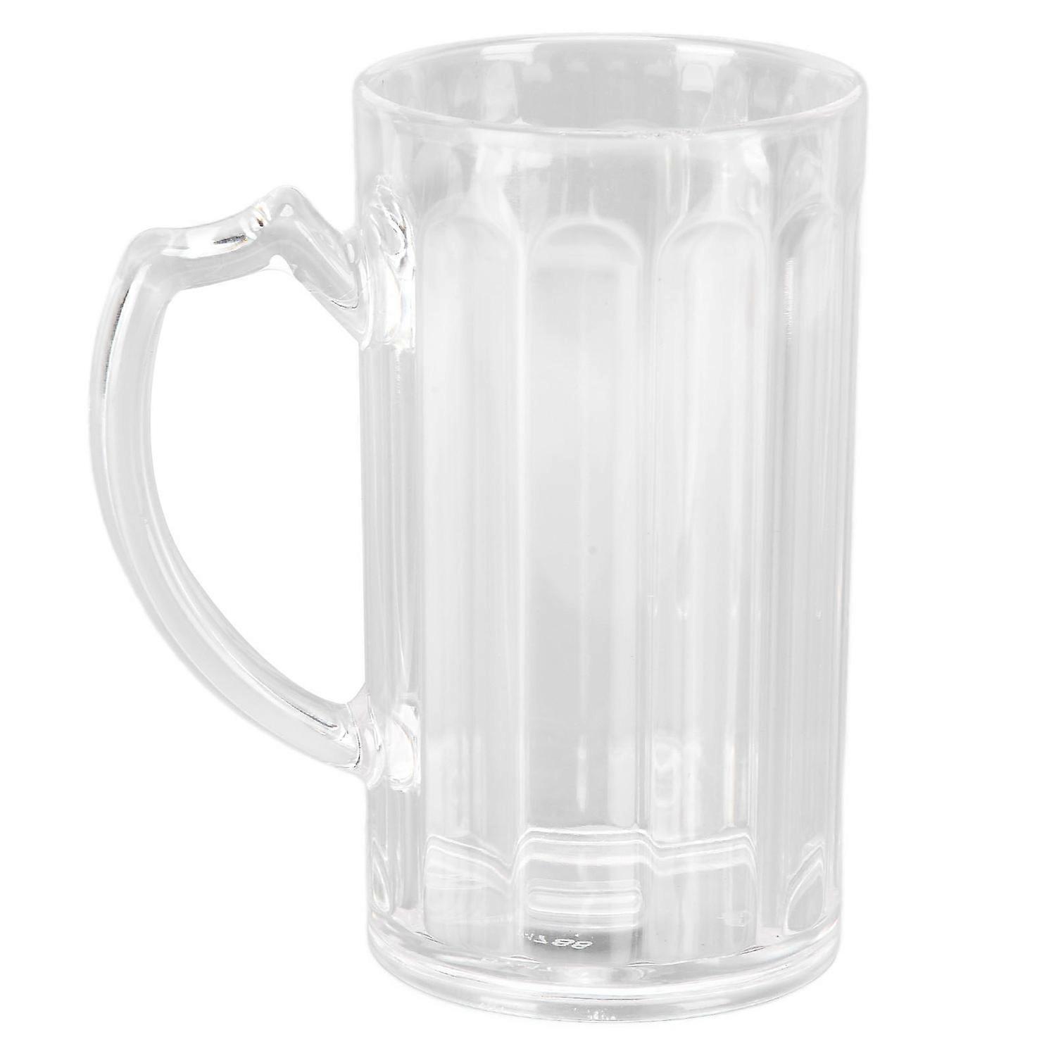 Feature:
1. [Large Size] This large beer mug can hold 500ML beer or cold water, which can save time.
