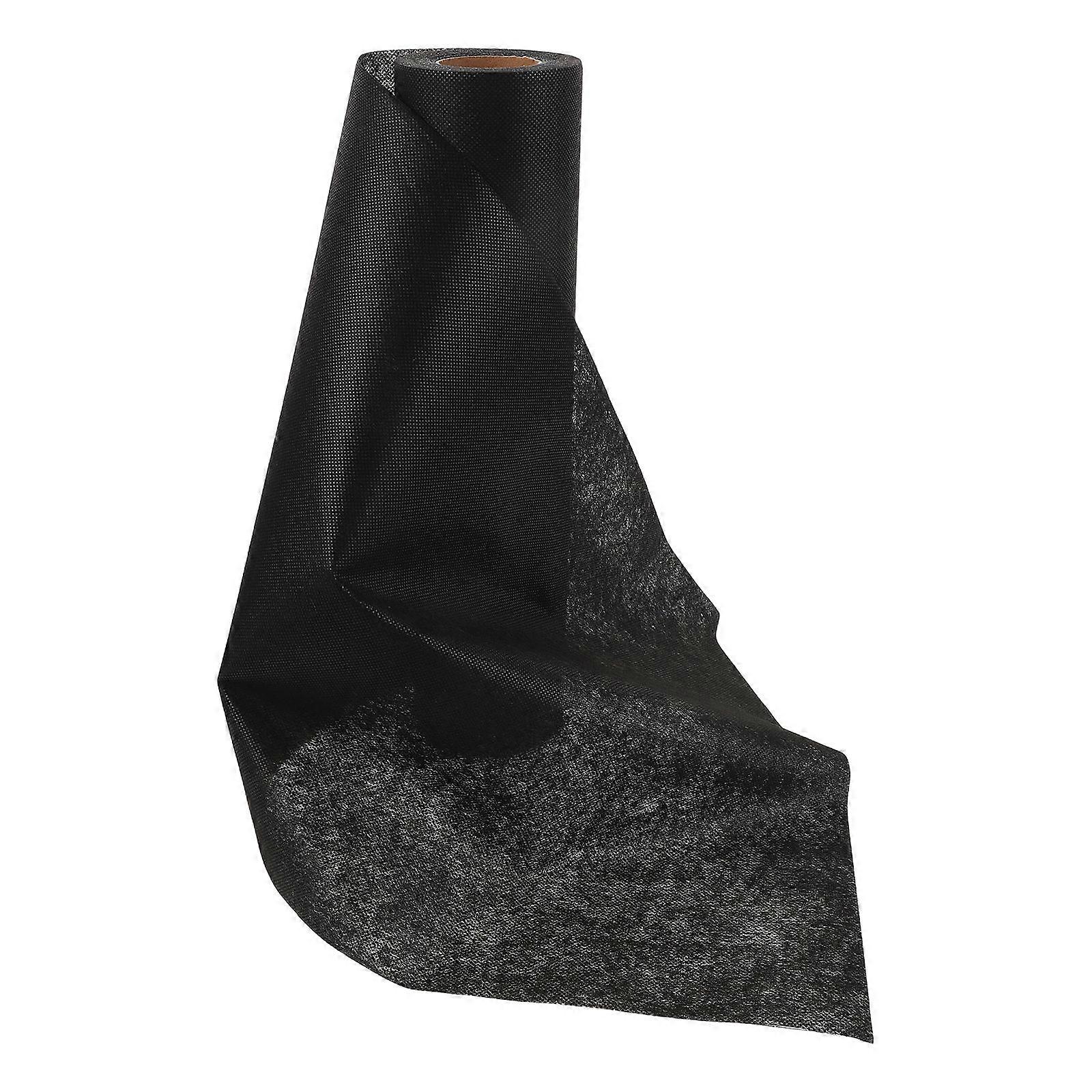 Non Woven Fusible Interfacing Fabric 1 Roll Ideal For Apparel Industry Professionals Black Color For Garment Shaping In Spring Season