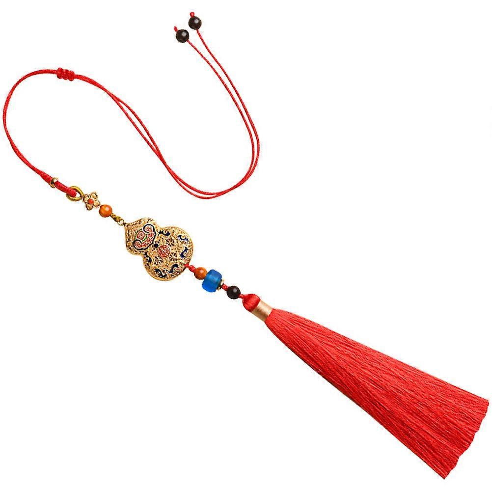 Car Rearview Mirror Pendant Gourd Hanging Decor 4Pcs for Blessing Use