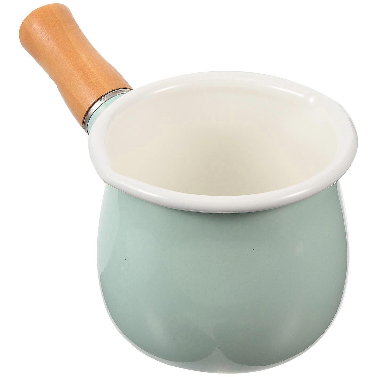 Enamel Milk Pot Multi-Function Saucepan for Food Cooking 3Pcs Set