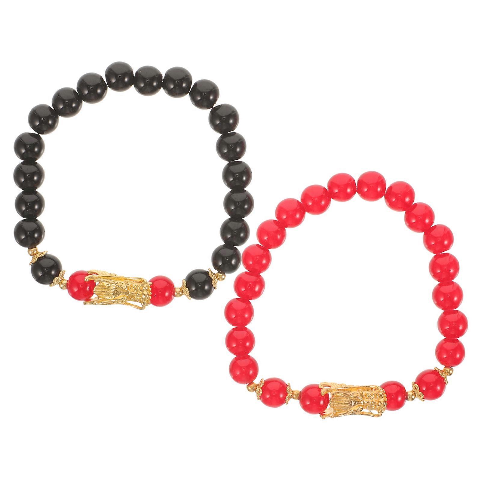 Chinese Bracelets Adjustable Bracelets For Women Assorted Color Symbol Of Good Fortune 4Pcs