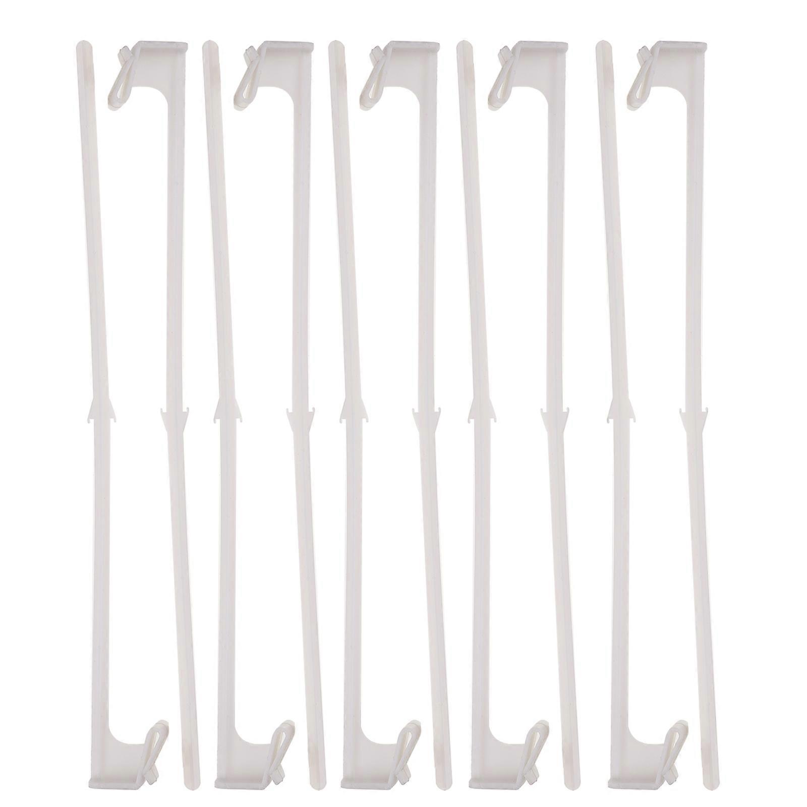 40 Pcs Truck Flag Holder Clip-on Design For Car Decoration And Event Use 44X2.5CM Durable Flag Window Holder White