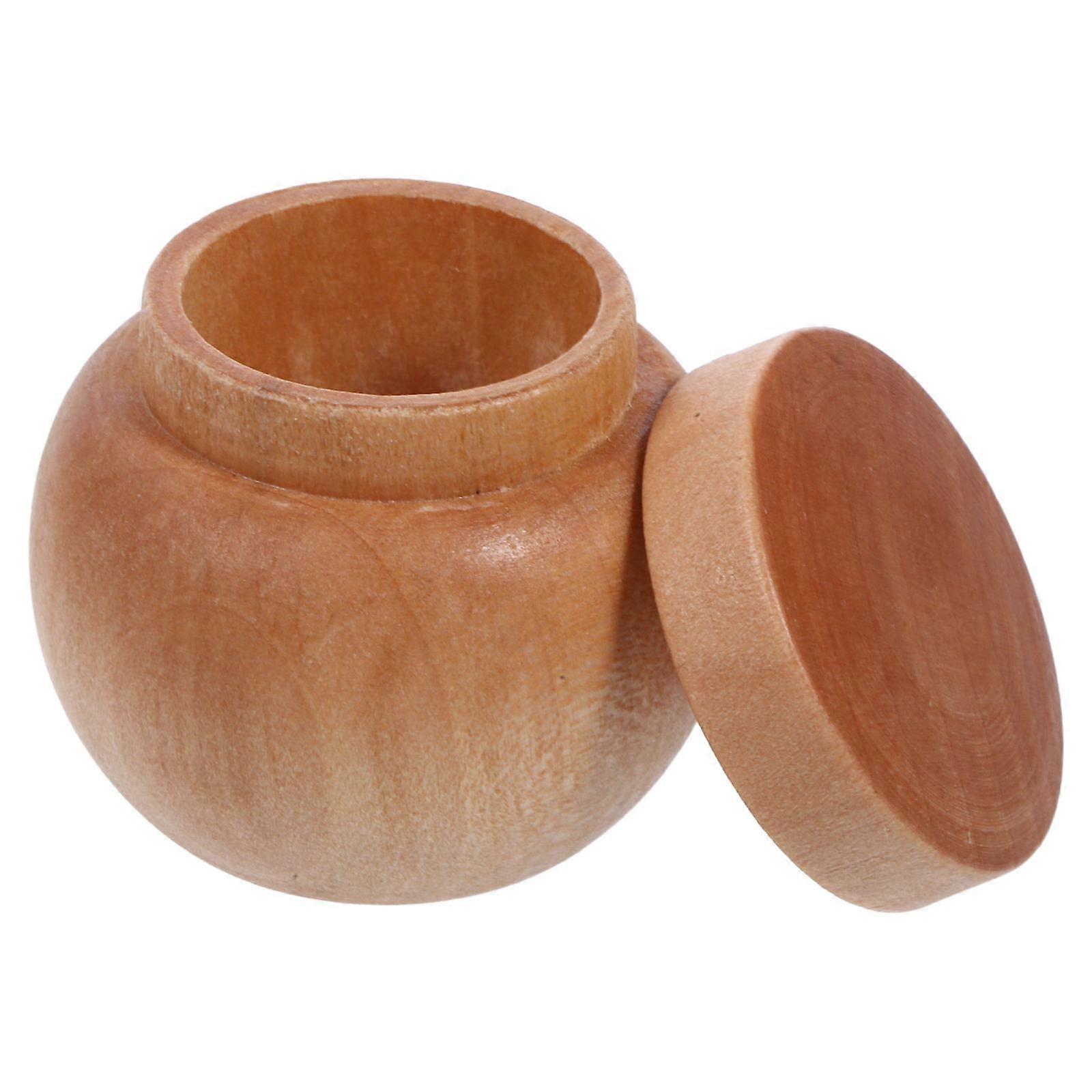 3Pcs Wooden Bird Training Food Jar for Parrot Handheld Feeder Box