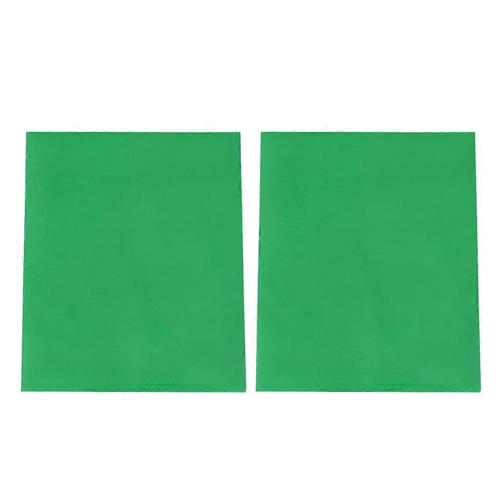 Heat Transfer Mask Sheets Pu Pvc for Fabrics Family Use Green Micro-Elastic Film Transfer 2Pcs