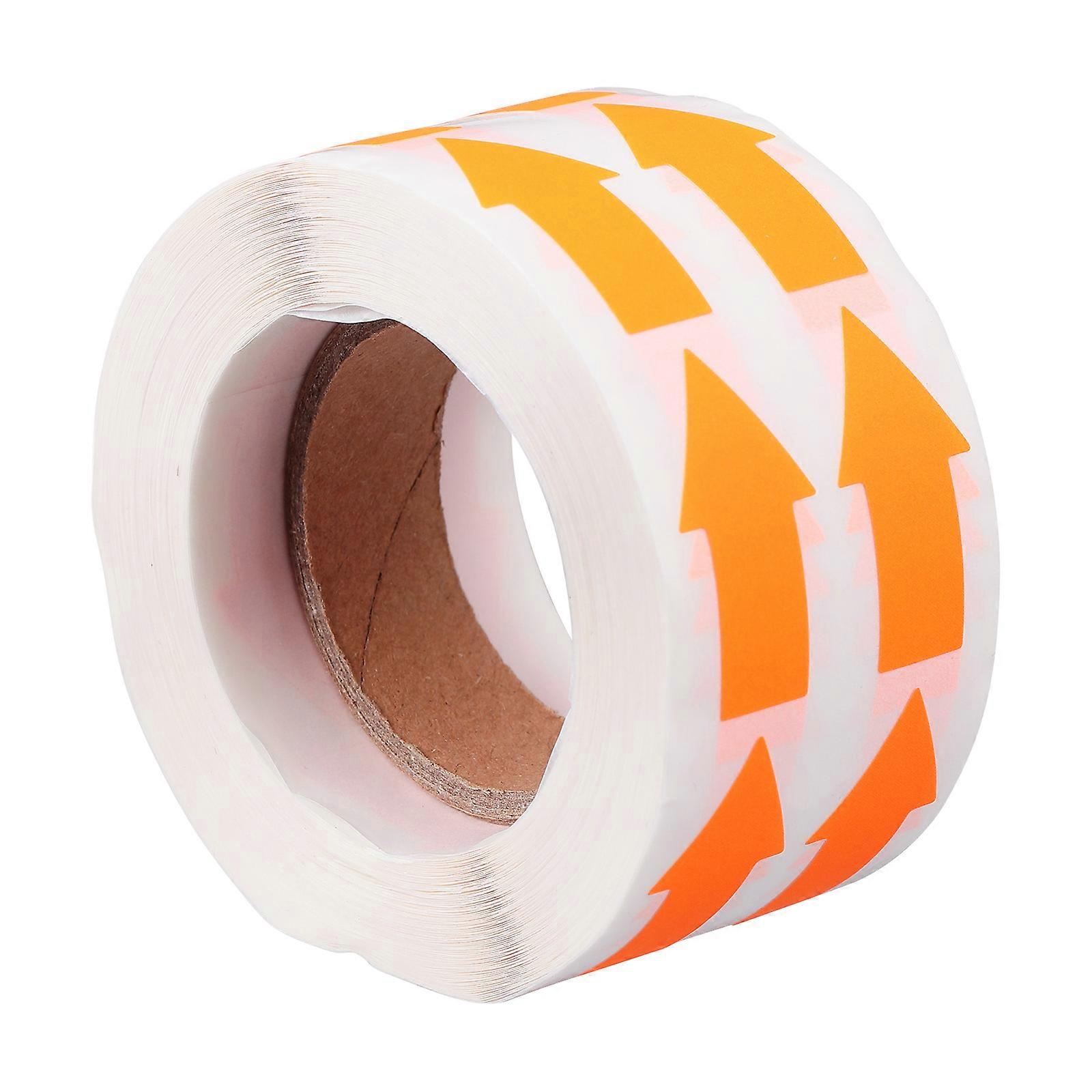 Self-Adhesive Fluorescent Arrow Label Stickers for Labeling 1 Roll