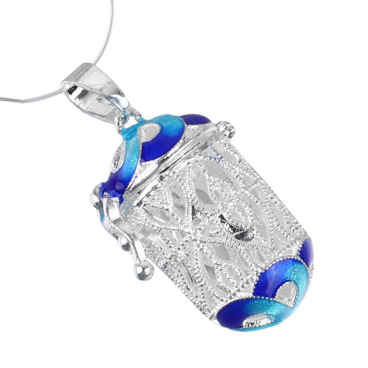 Assorted Color Hollow Out Copper Pendant Holder for Storage Use