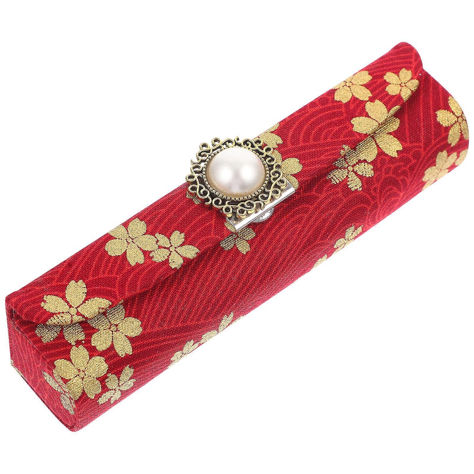 Lipstick Box with Mirror for 3Pcs Portable Lipstick Storage Use