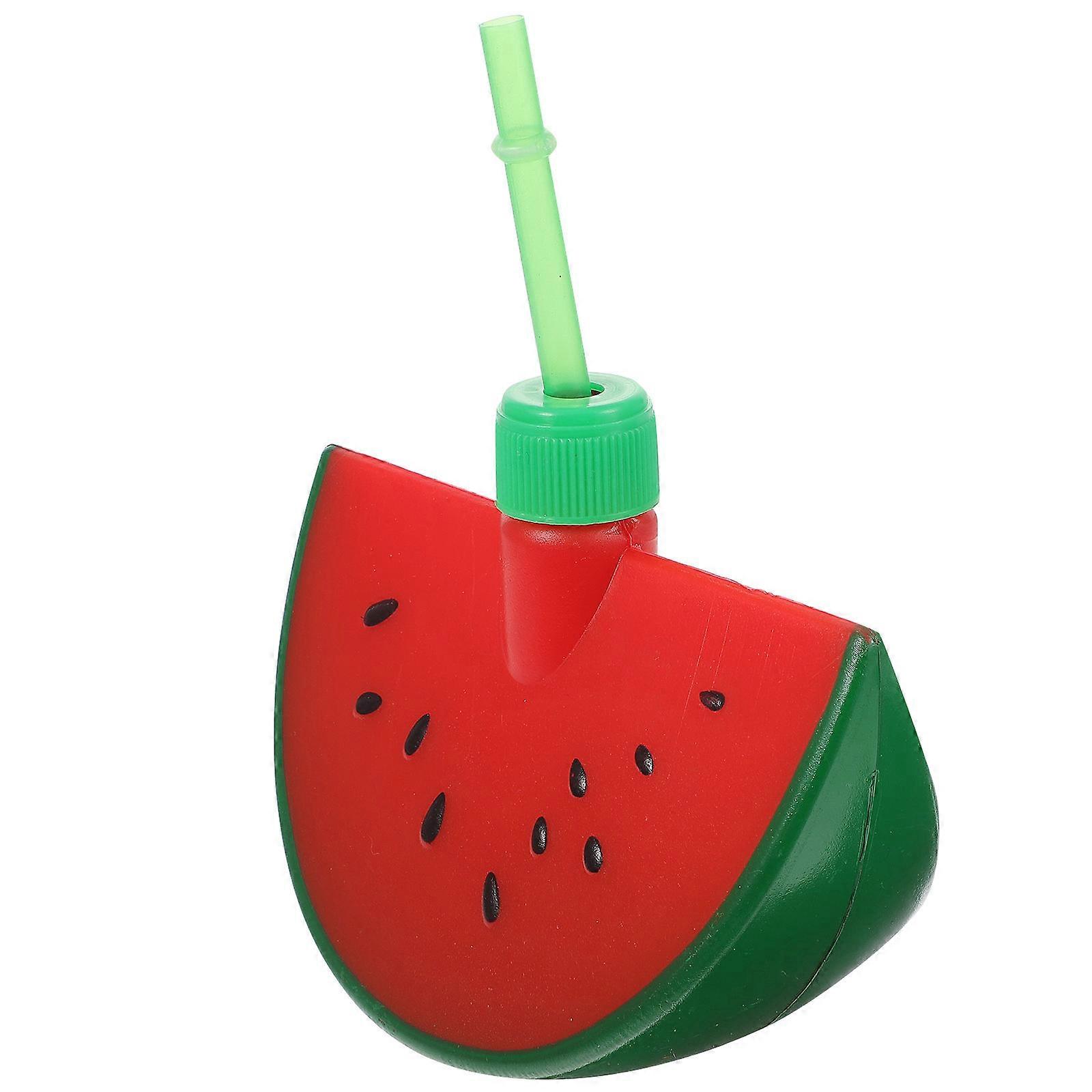 Creative Watermelon Drinking Cup with Straw for Party Use
