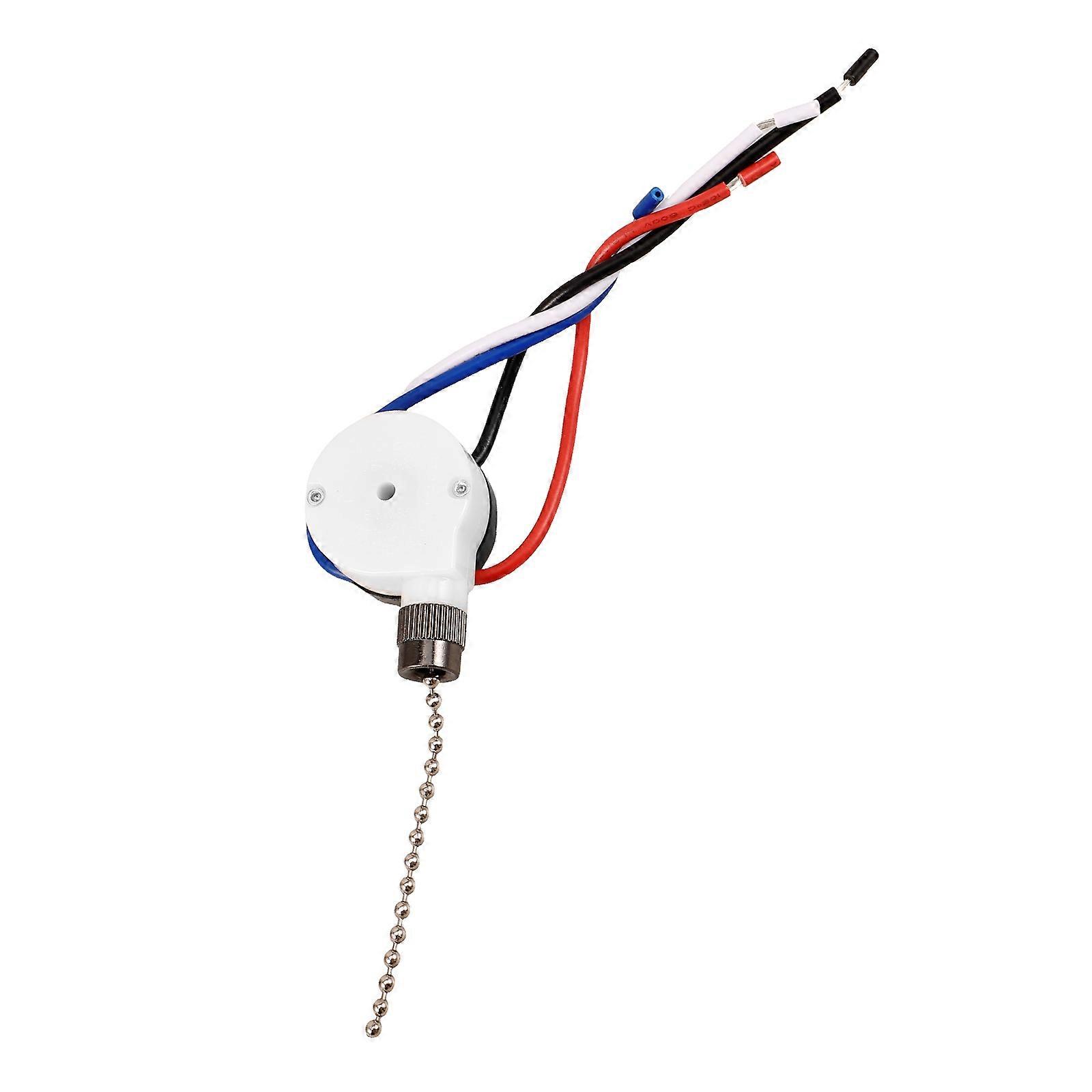 Ceiling Fan Pull Chain Switch With 3 Speed Control For Homeowners Light Switch 1Pcs