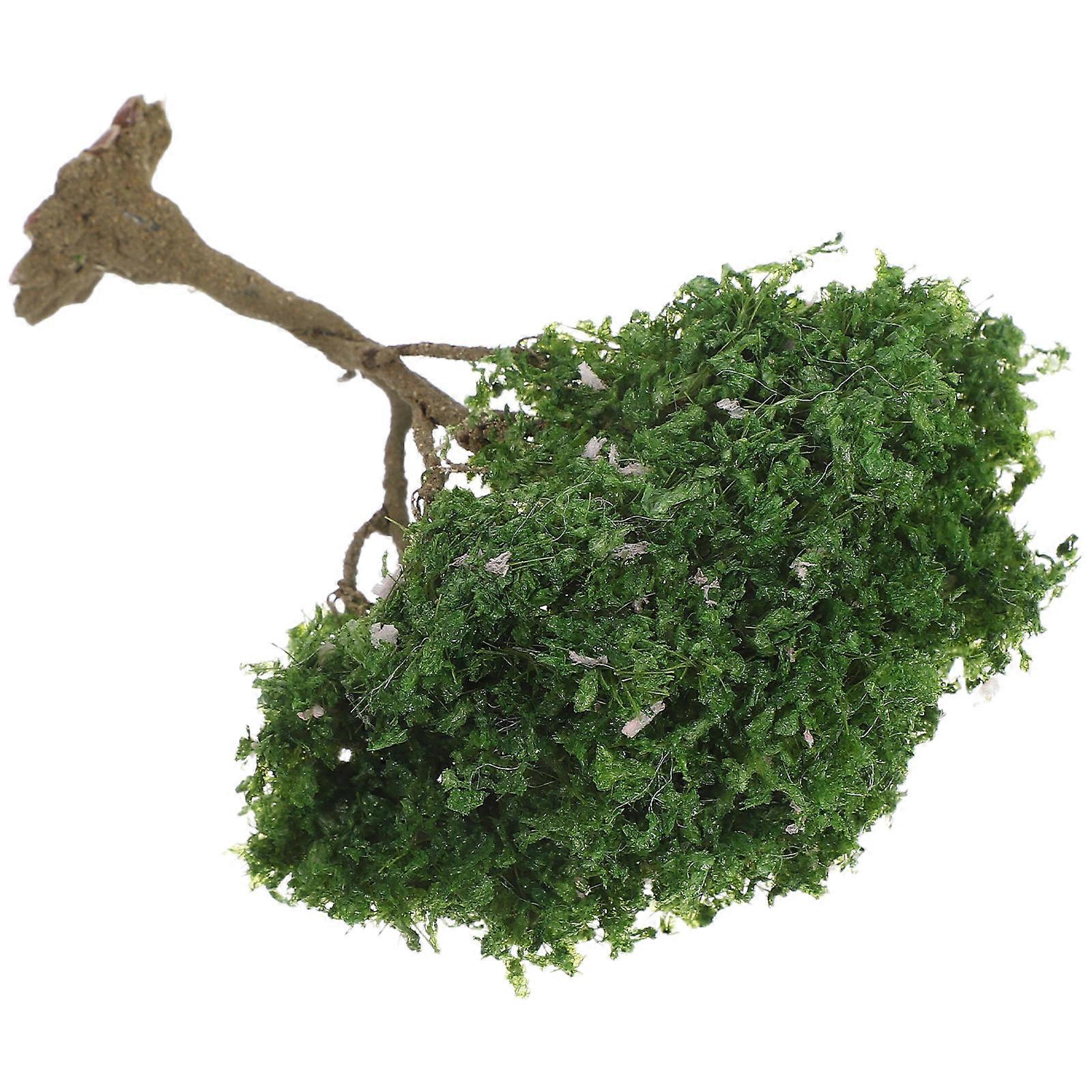 Miniature Trees Green Craft Model for Landscape 4Pcs Office Decor