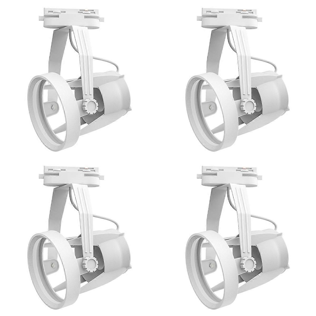 Lamp Bases Track Light Bracket Adjustable E27 PAR30 Spotlight Track Light Bracket for Commercial and