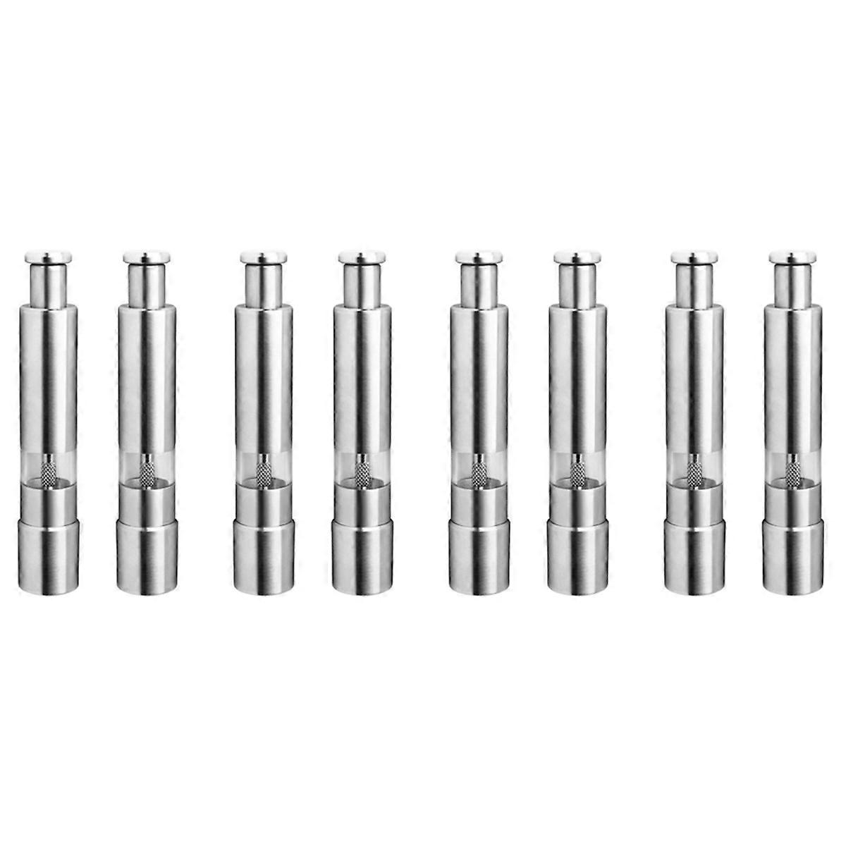 Stainless Steel Salt and Pepper Grinder Operation 2 Pack