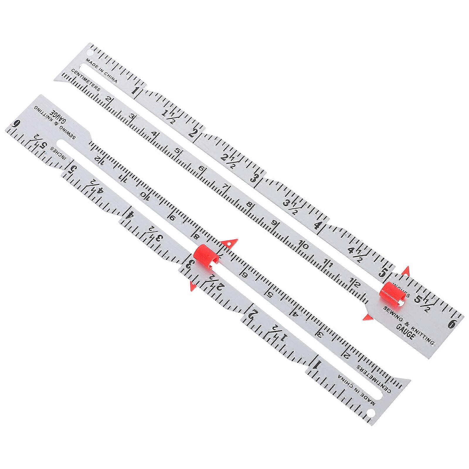 Seam Allowance Guide Ruler for Sewing Projects 4Pcs Multifunctional Measuring Tool