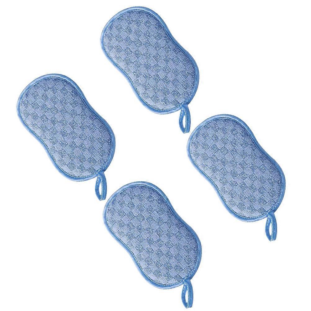 Cleaning Cloth Sponge Scrubber for Kitchen Use Set of 1Set Blue Durable