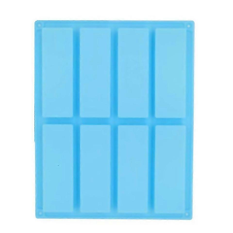 For 8 Grids Rectangular Silicone Handmade Soap Mould Diy Aromatherapy Mould