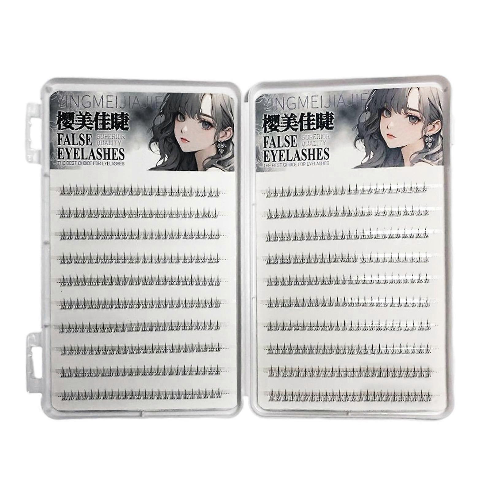 Natural Lower Segmented Eyelashes Lightweight Fur False Eyelashes Makeup