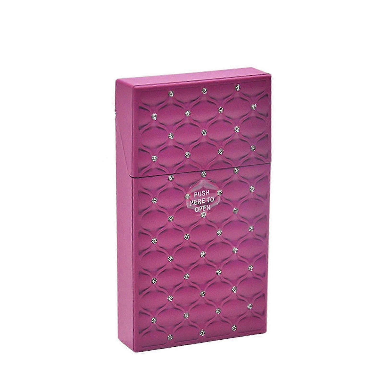 2025 Plastic Cigarette Case Moisture and Crushproof Box with Flip Top Open for Men and Women