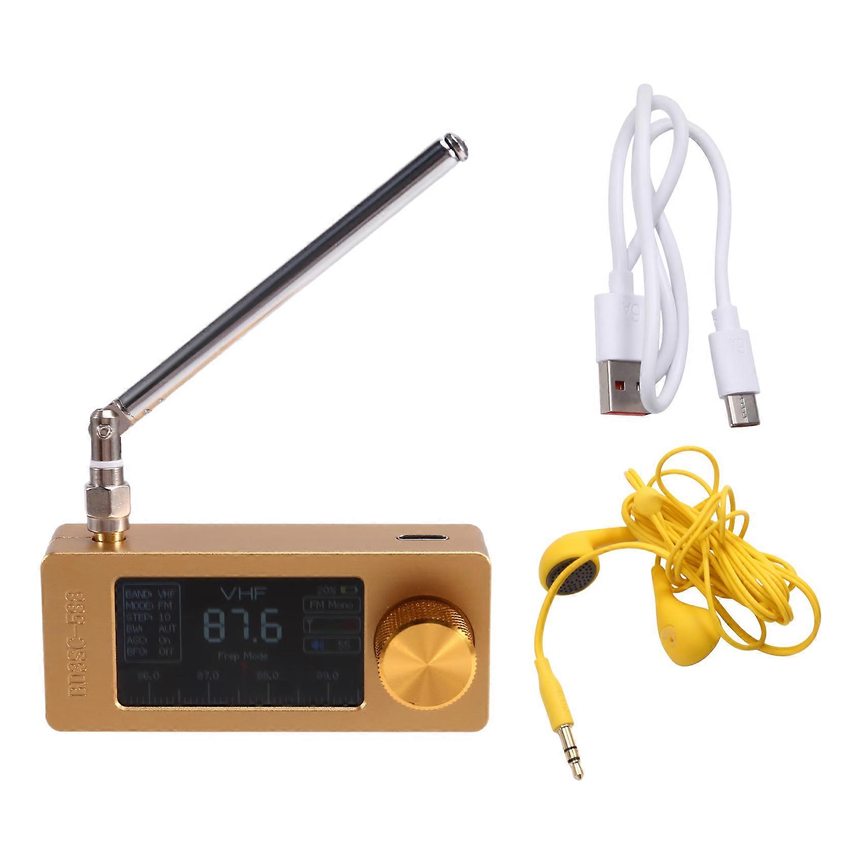 BD3CS-588 SI4732 Radio 1.9inch Color Display ESP32-S3-N16R8 WiFi+Bluetooth 5.0 Full-Band Supports AM/FM/SW/RDS Modes