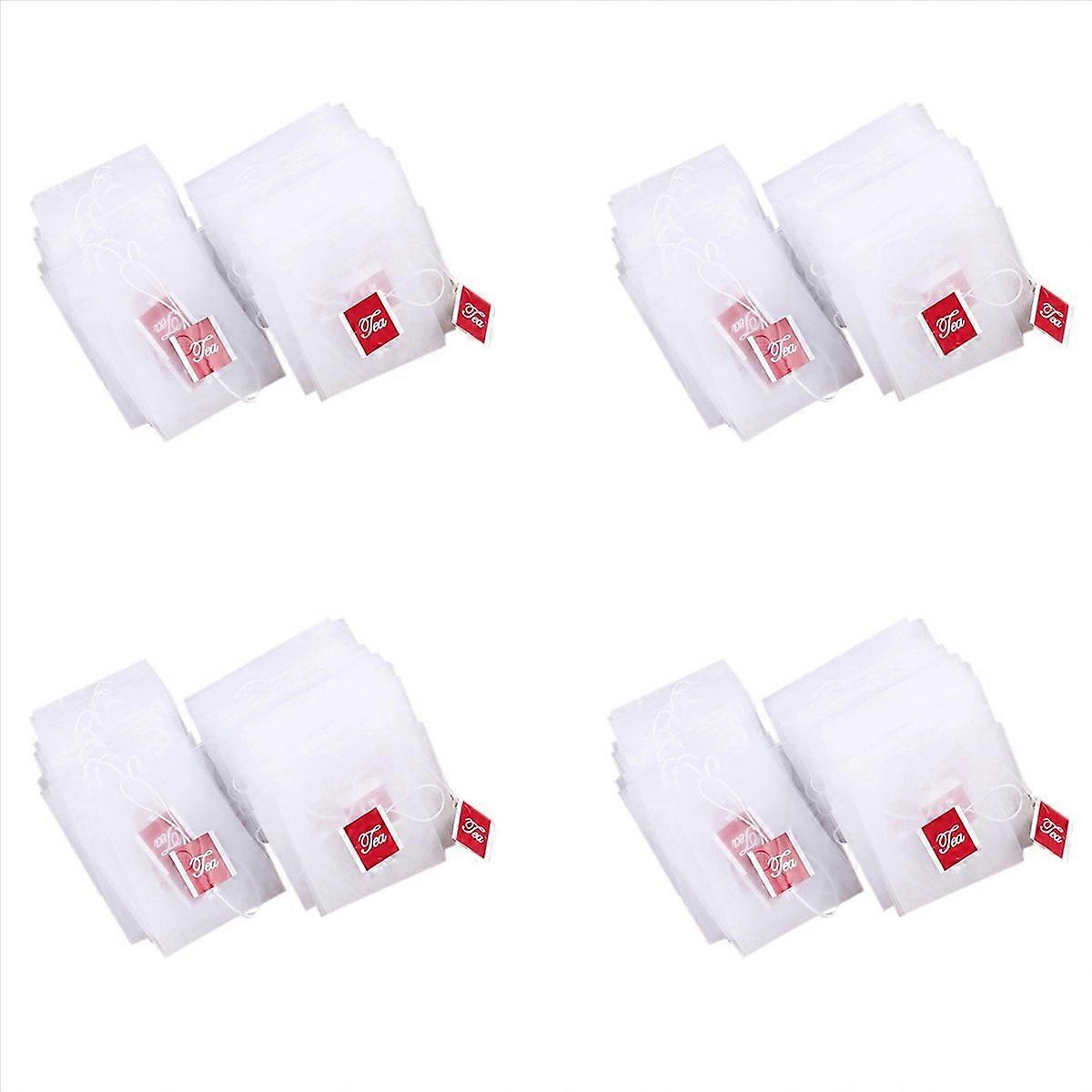 100Pcs Tea Bag Infuser 7 x 6cm Sachet Filter Paper Nylon Teabags