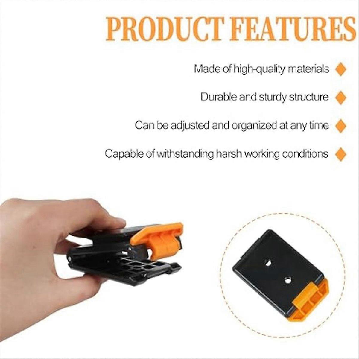 6pcs Clip Tech Hubs for TOU-CT ClipTech Pouches,Tool Belt Clip