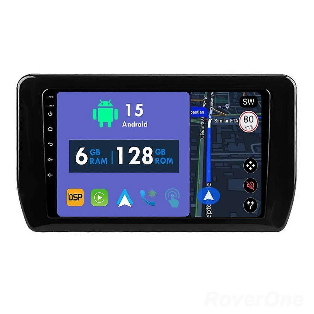 Car Radio 6G+128G CarPlay GPS Navigation Head Unit for Toyota Avanza Veloz 2021 - 2023 Android Auto Bluetooth Stereo Touch Screen