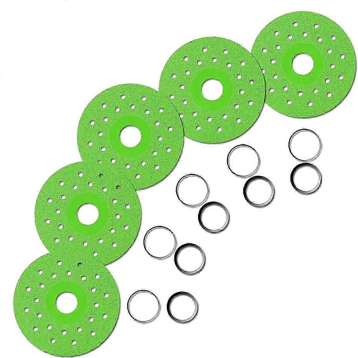 5Pcs 4.5 Inch Premium Diamond Cutting Disc for Angle Grinder - Ultra-Thin, Versatile for Tile, Marbl