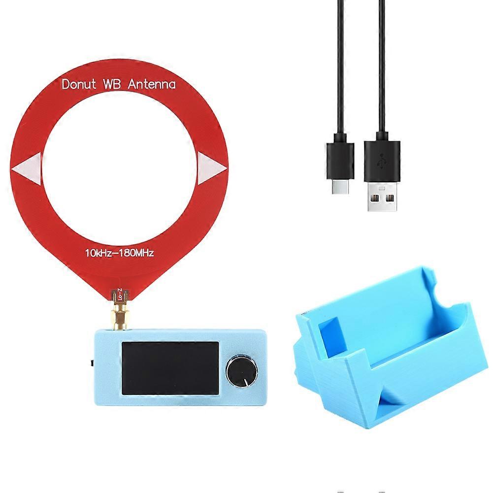 SI4732 Radio Receiver Kit 10KHz-180MHz 1.9inch Display FM/AM/LSB/USB Shortwave Radio Receiver SI4732 Mini Radio+3D Stand