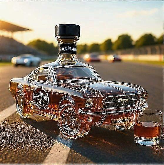 Whisky karaffel 350ml ugleformet flaske