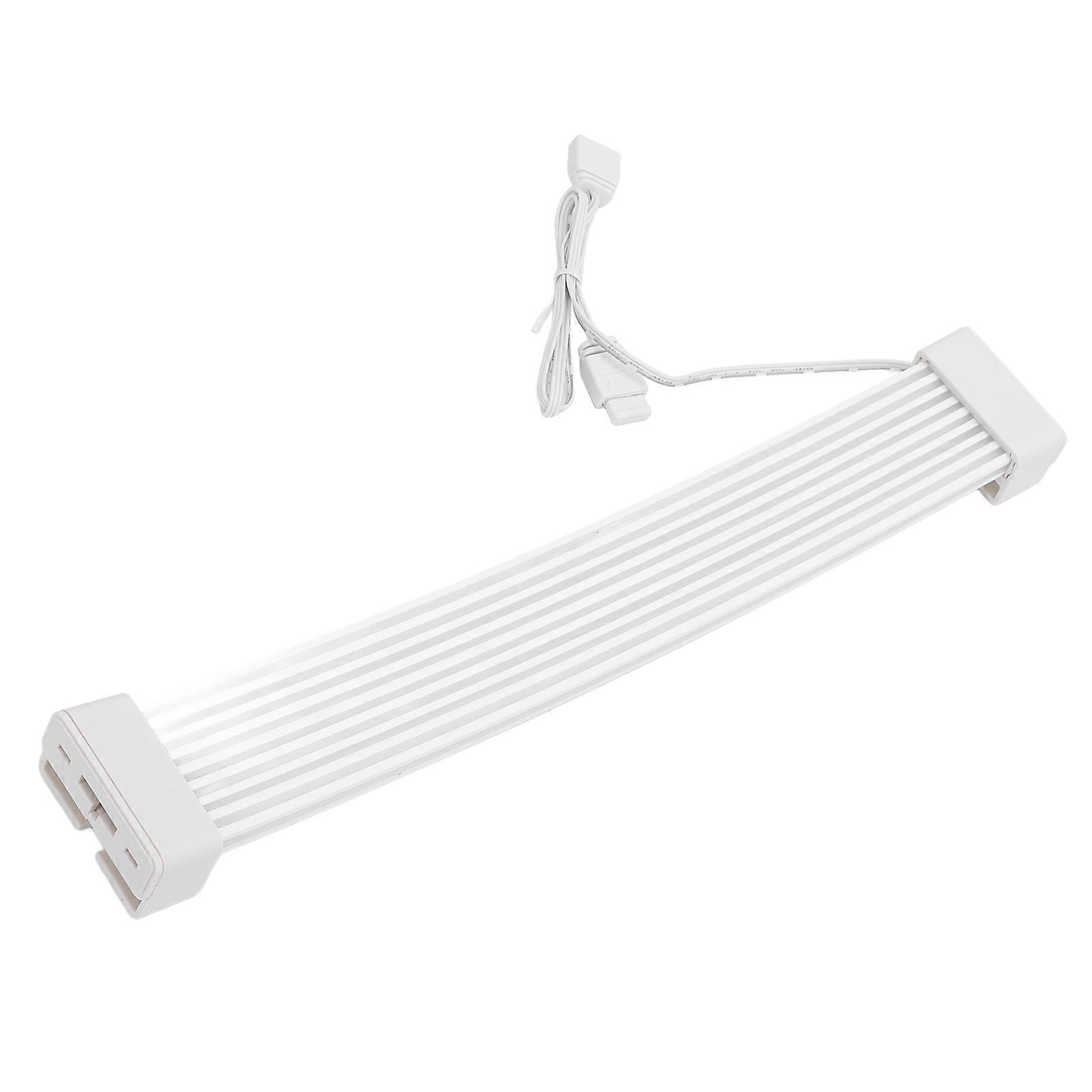 8Pin to 2x8Pin Connection Cable 5V ARGB Sync Cable 260mm Motherboard Graphics Card Neon Cable with Wire Combs for Motherboard Graphics Card White Hea