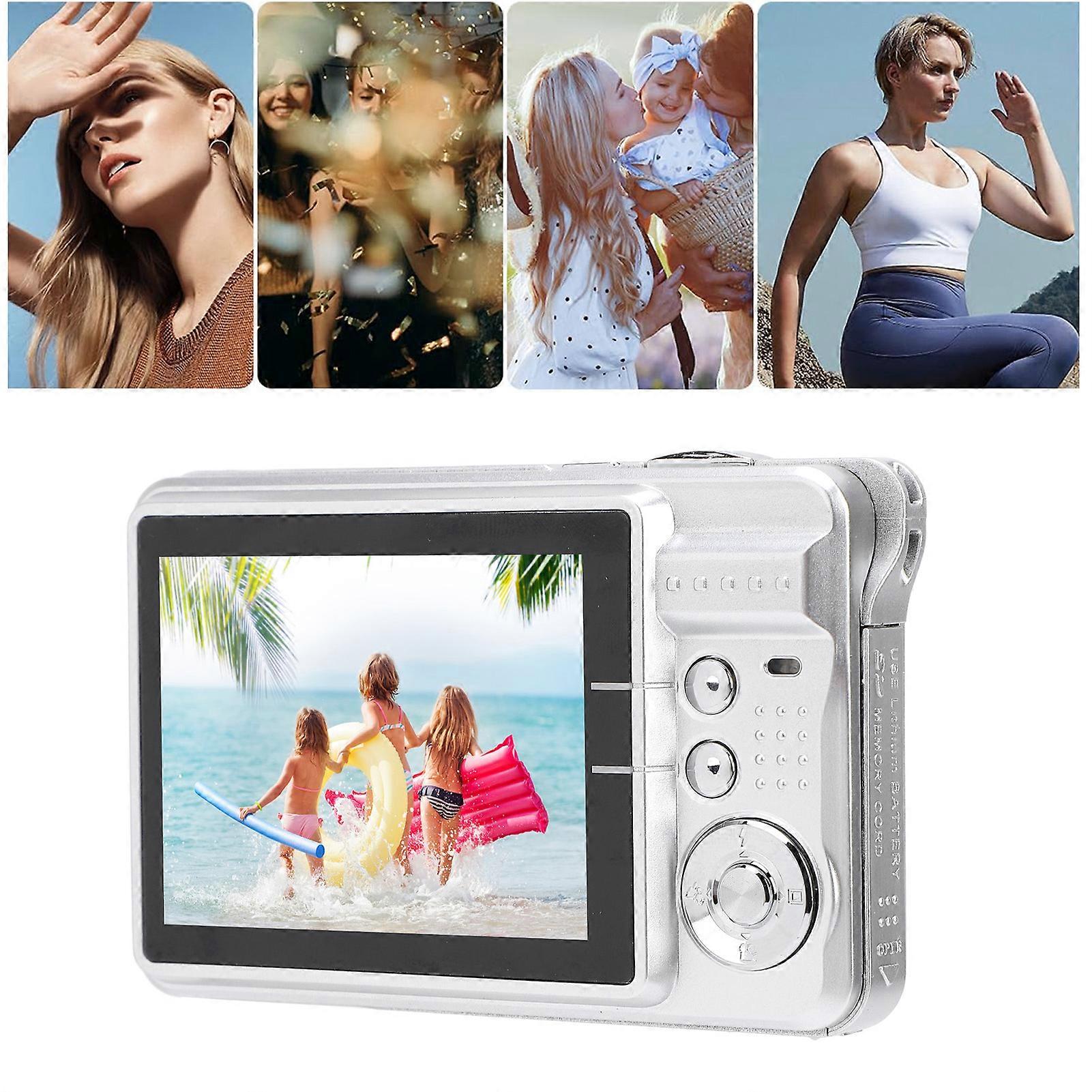 Digital Camera with Fill Light 2.7 Inch TFT LCD Screen Anti Shake 48MP 550mAh Auto Focus 8X Digital Zoom Camera for Present 