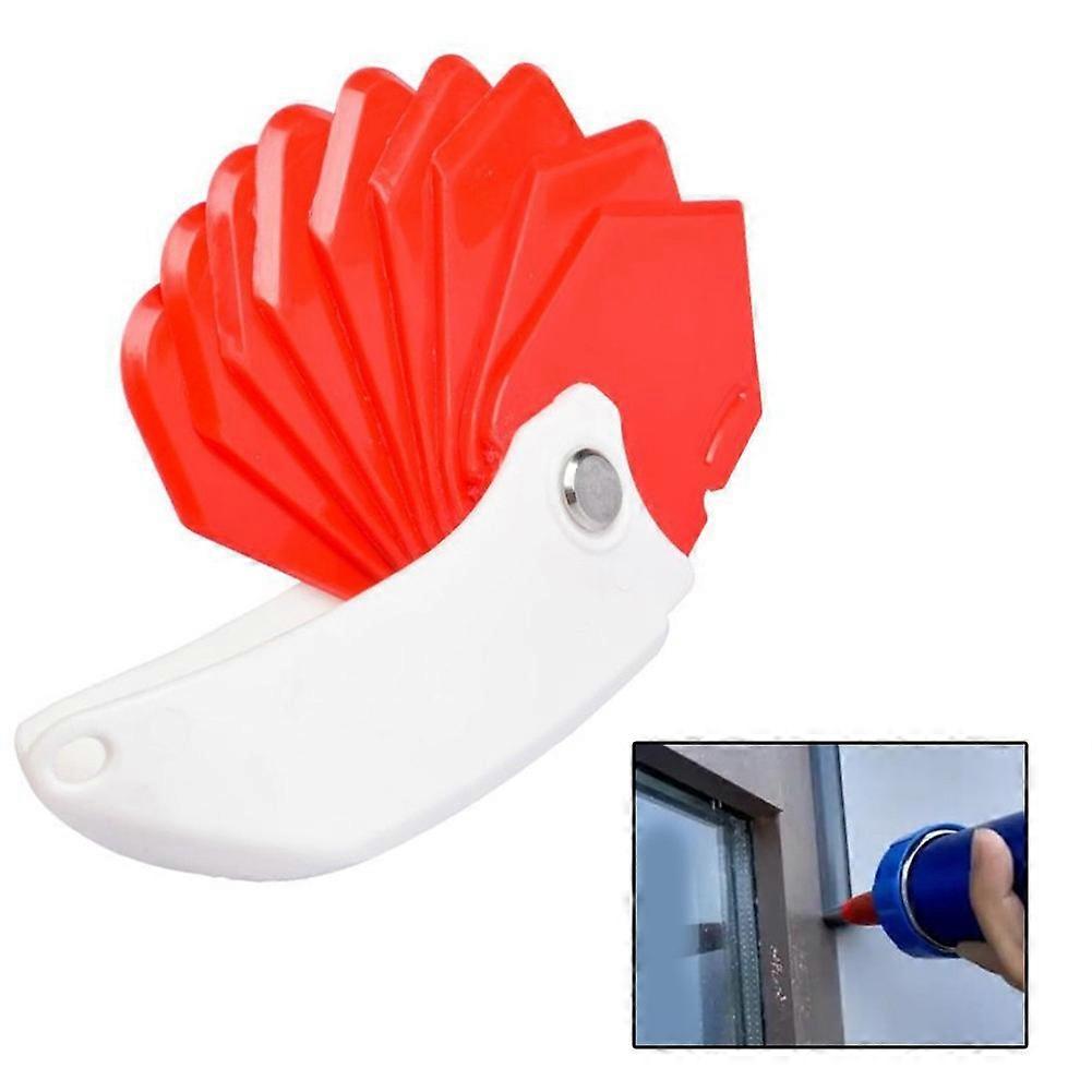 9 in 1 leather strap cutter Silicone Caulking Tool with Caulk Remover and Spatula for Edge For Grout